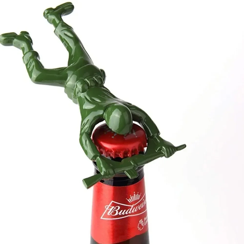 STANDARD ISSUE 3D ARMY MAN DIE-CAST METAL BOTTLE OPENER - NEW IN PACKAGE